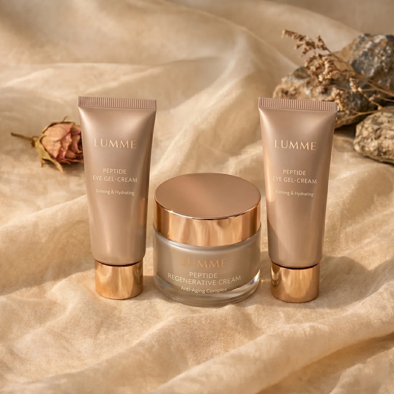 LUMME Peptide Eye Gel-Cream — protocolo completo